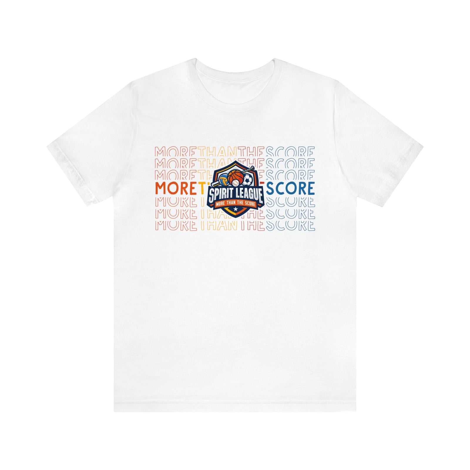 Spirit League Logo Tee | More Than The Score | Unisex Jersey T-shirt