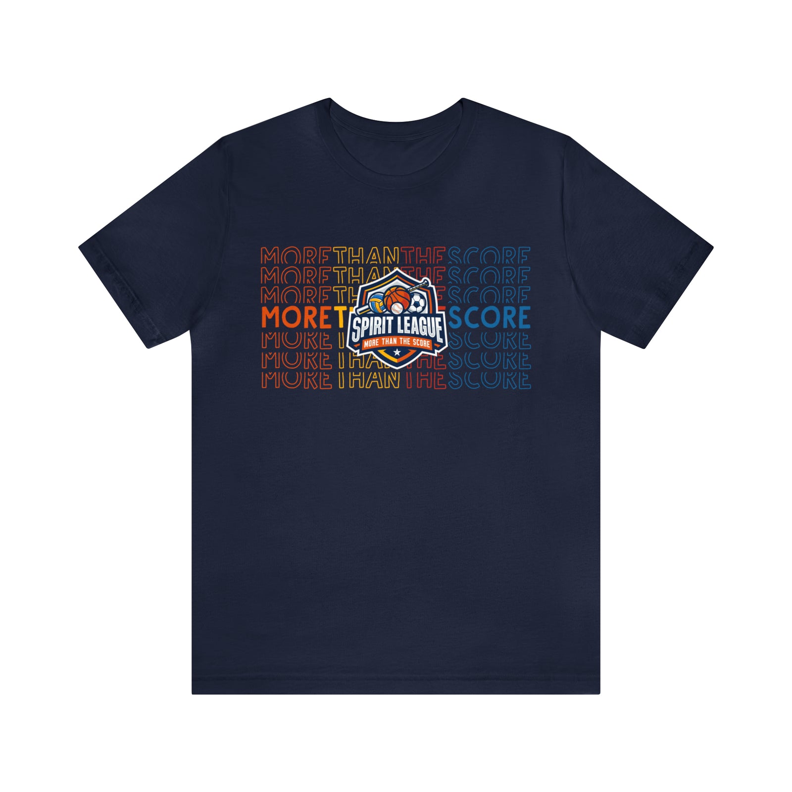 Spirit League Logo Tee | More Than The Score | Unisex Jersey T-shirt