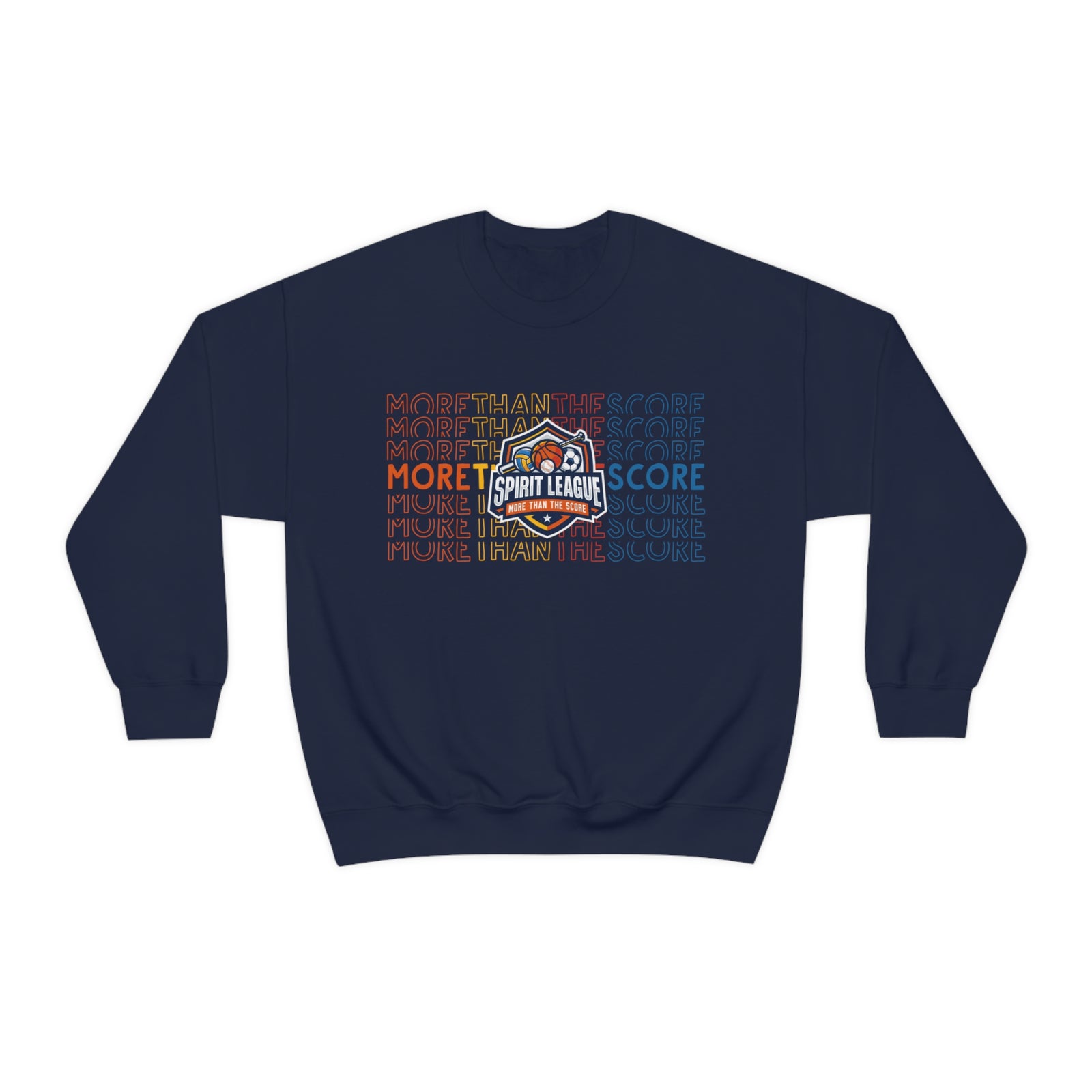 Spirit League Logo Shirt | More Than The Score | Unisex Crewneck Sweatshirt