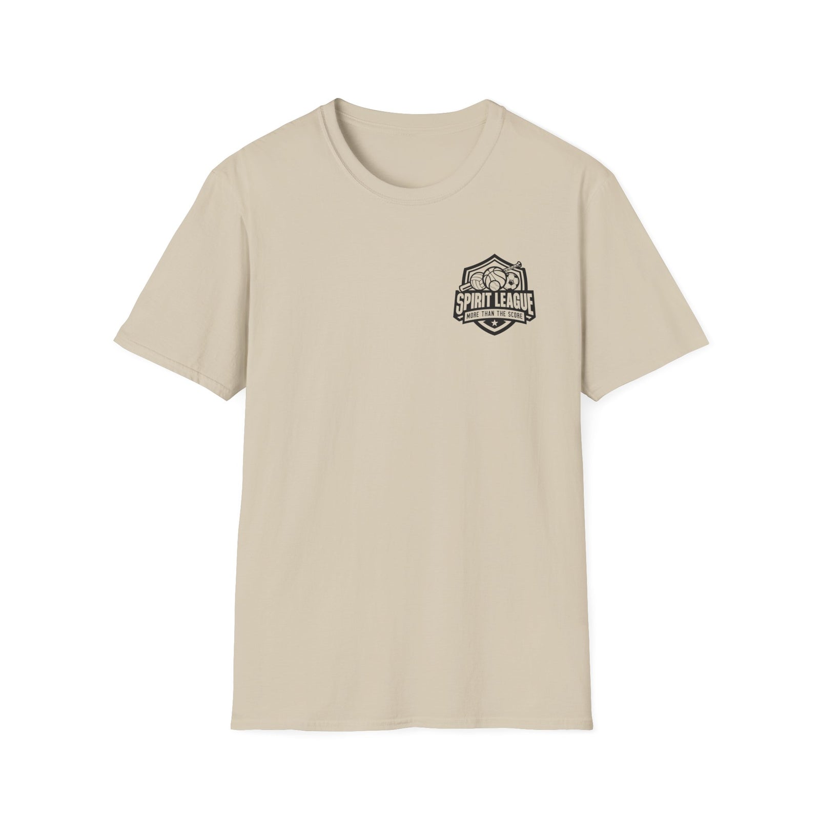 Spirit League Logo Vintage-Style Basketball Shirt | Unisex Softstyle T-Shirt