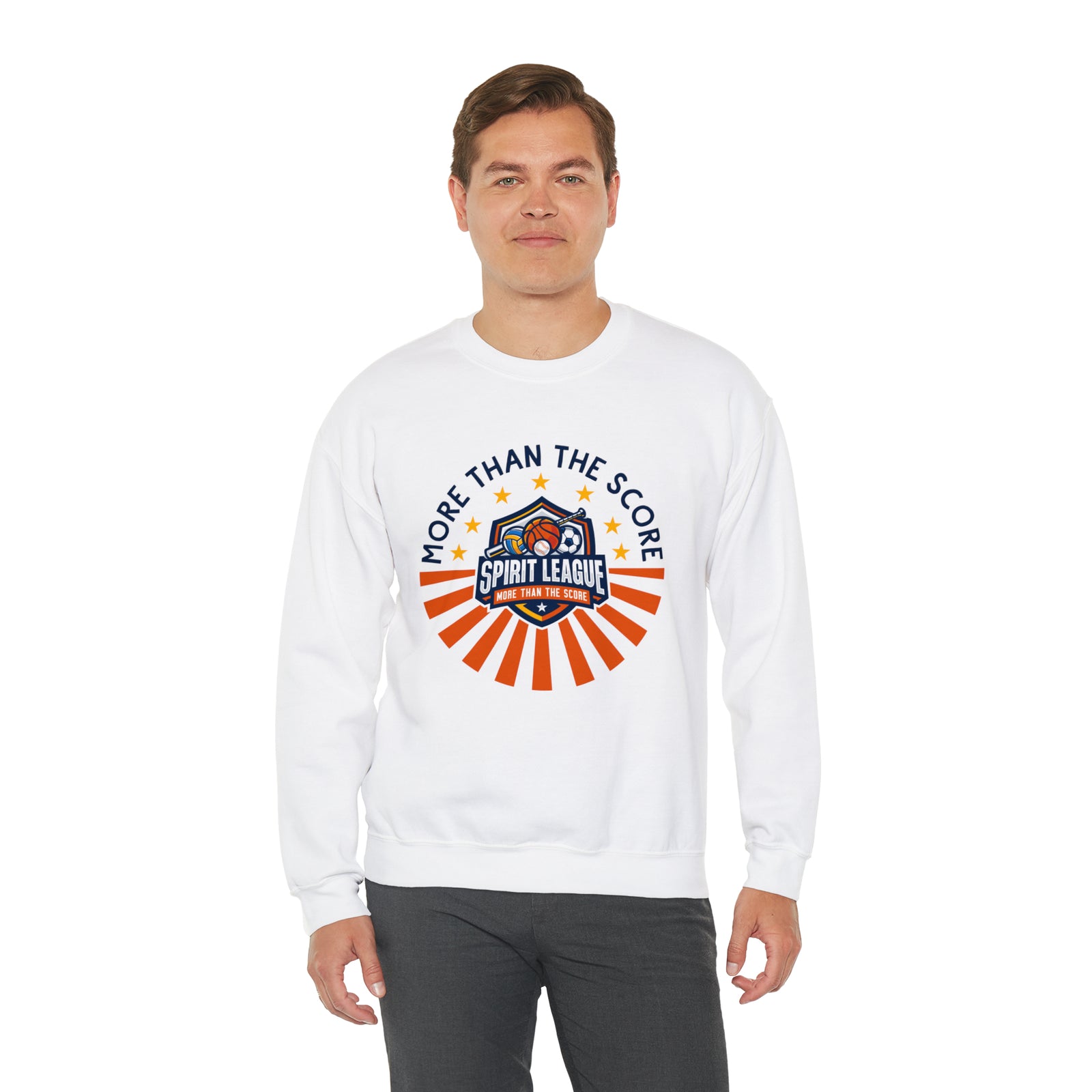 More Than The Score Spirit League Logo Shirt | Unisex Crewneck Sweatshirt