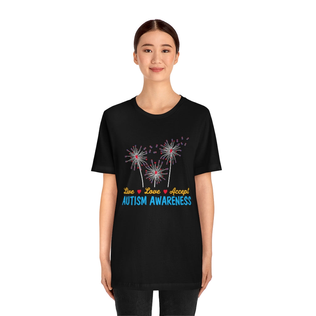 Dandelion Autism Awareness Shirt | Unisex Jersey T-shirt