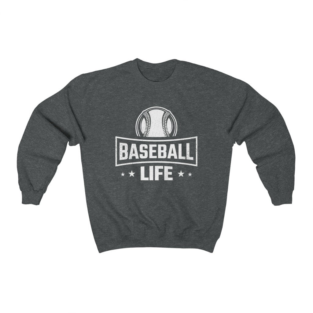 Baseball Life  Shirt | Unisex Heavy Blend™ Crewneck Sweatshirt