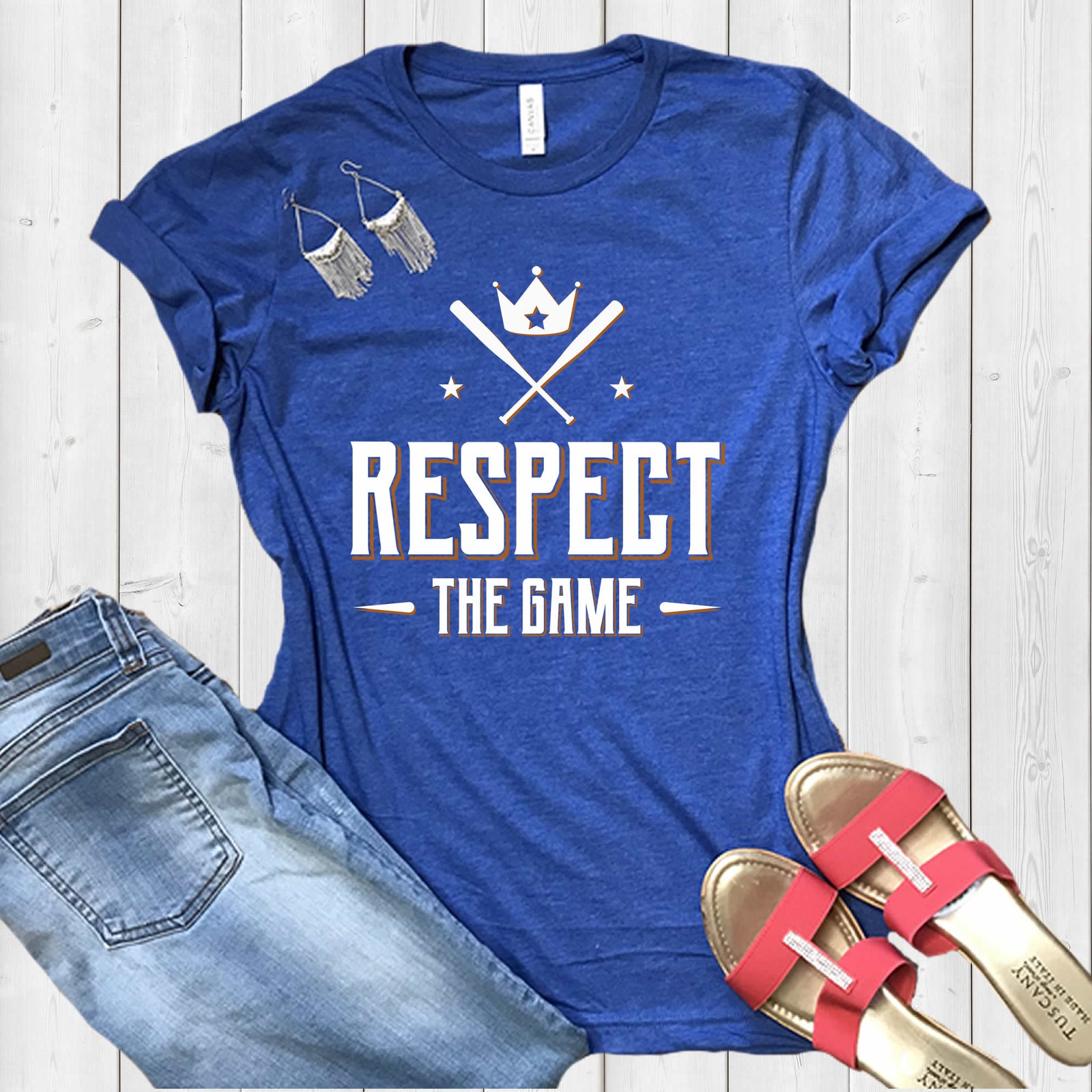 Respect The Game Aesthetic Baseball Shirt