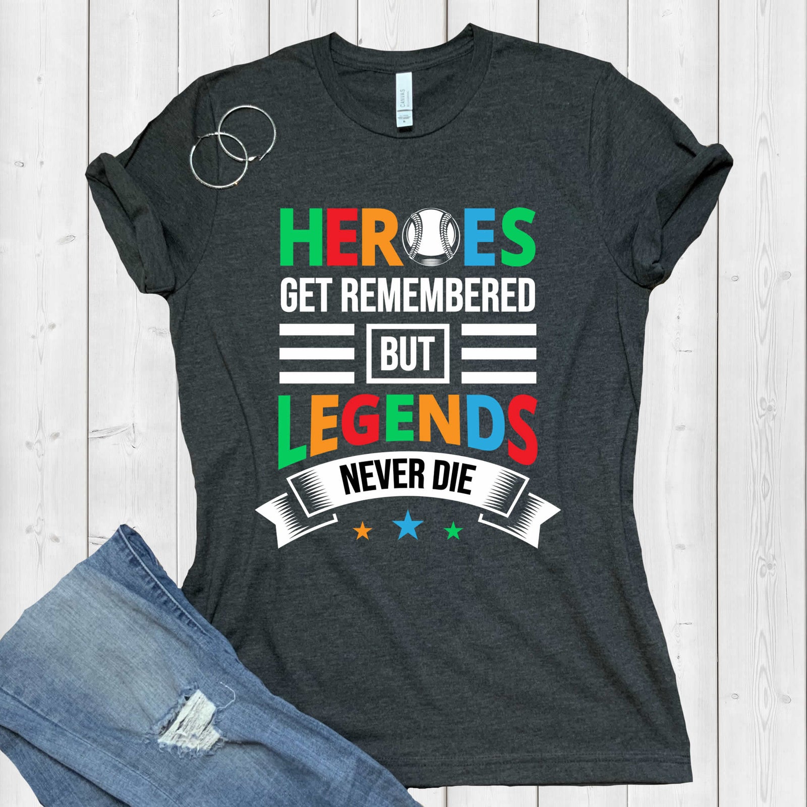 Heroes Babe Ruth Quote Baseball Shirt 