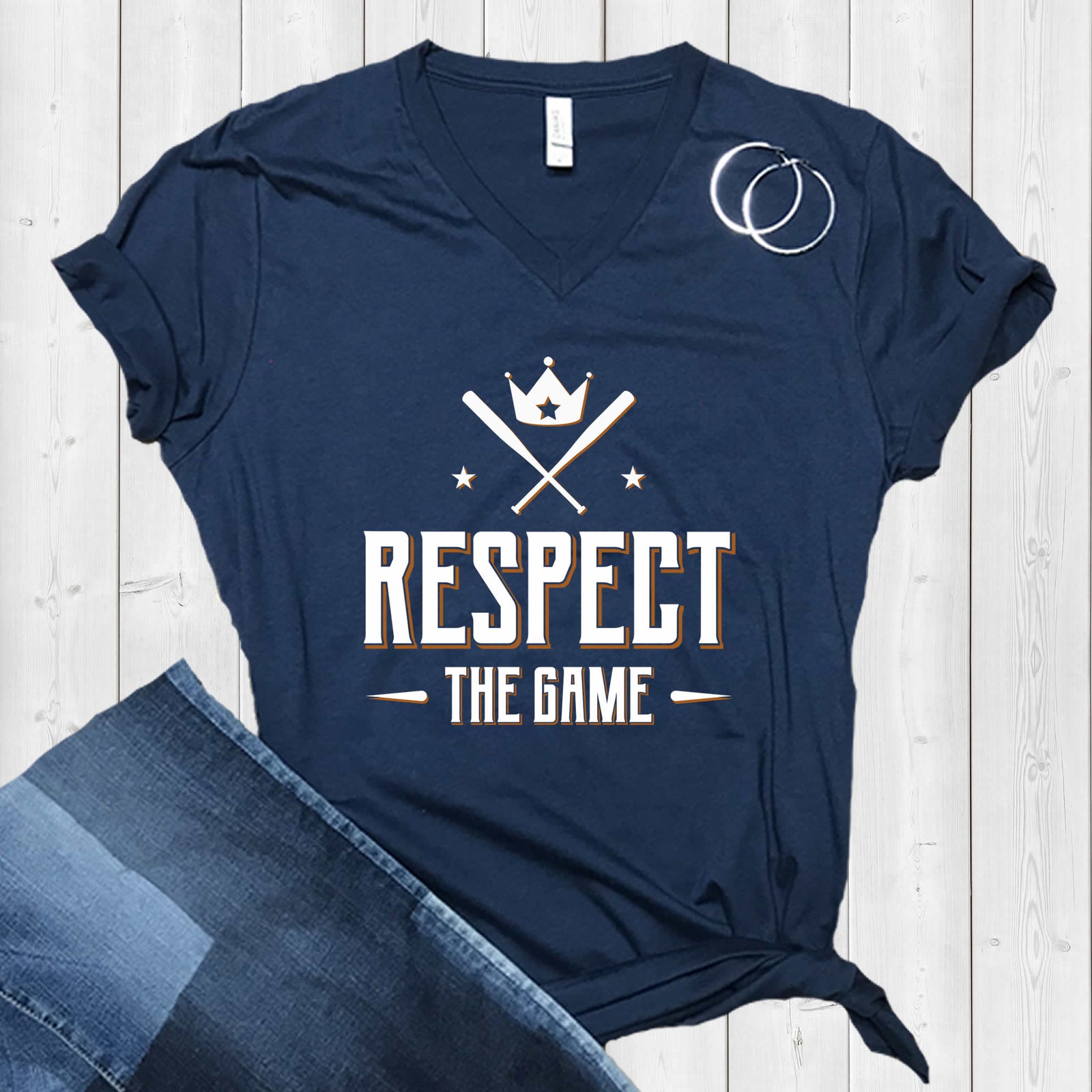Respect The Game Aesthetic Baseball Shirt