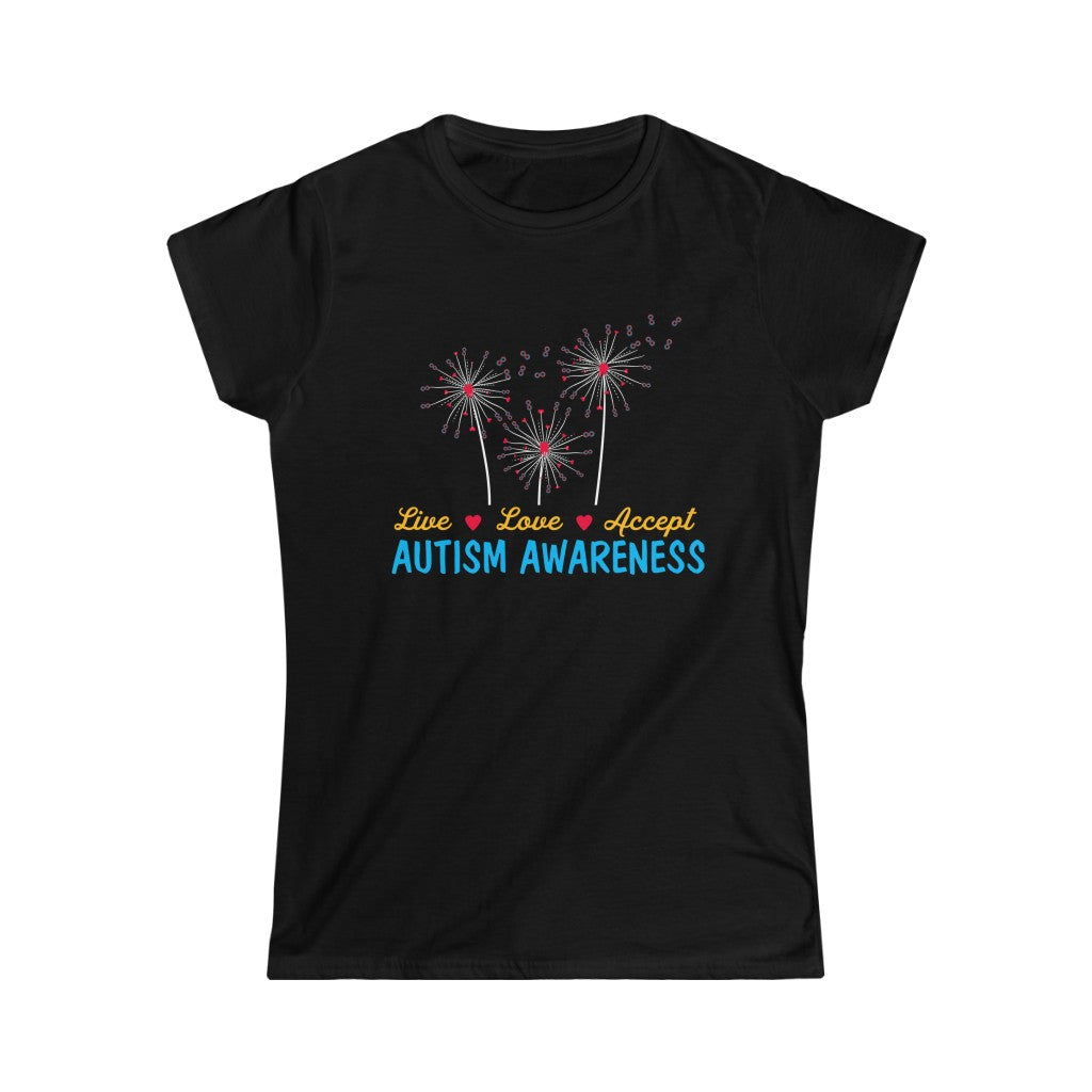 Dandelion Autism Awareness Shirt | Women's Softstyle Tee