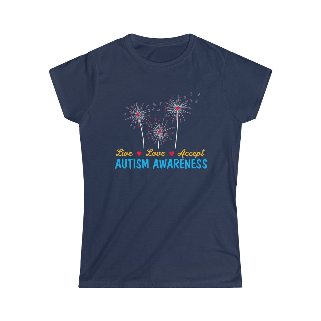 Dandelion Autism Awareness Shirt | Women's Softstyle Tee