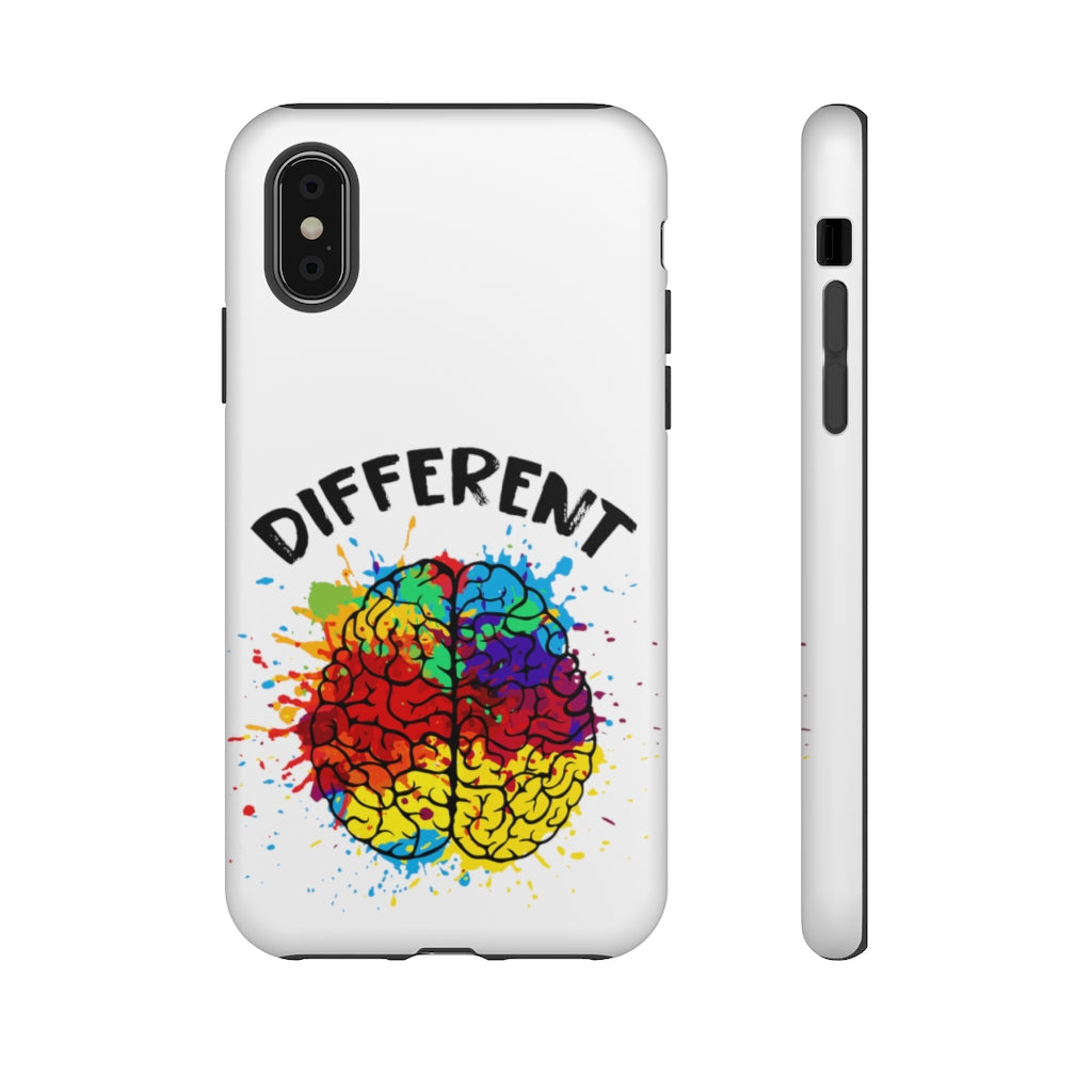 Different Autism Brain iPhone 12 11 X Case | Autism Awareness | Case Mate Tough Phone Cases