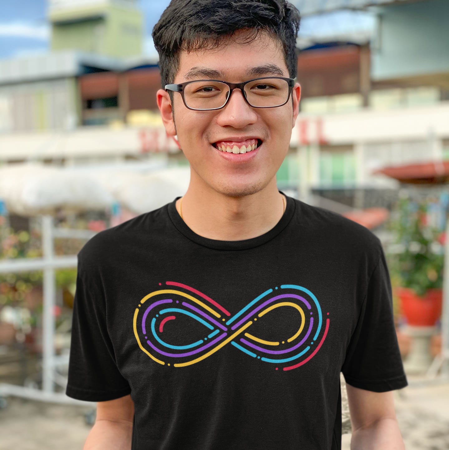Rainbow Infinity Symbol Autism Shirt