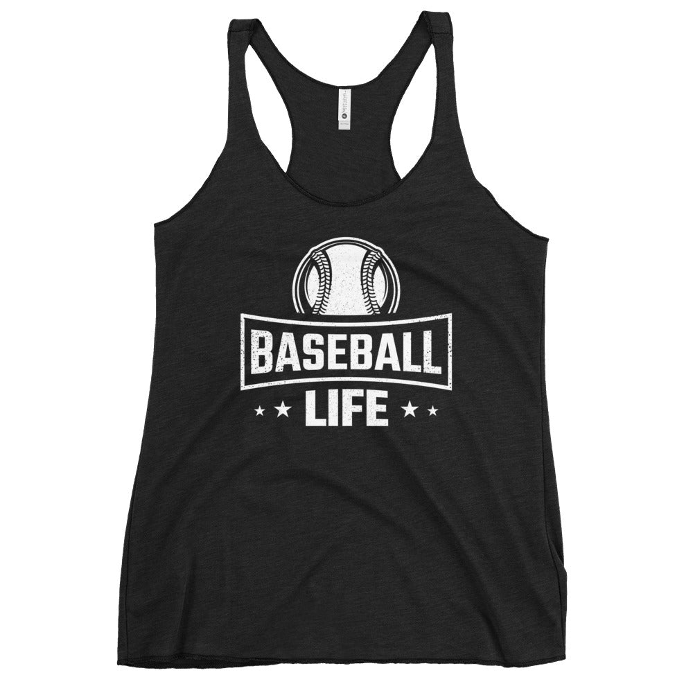 Baseball Life Shirt | Women's Racerback Tank Top